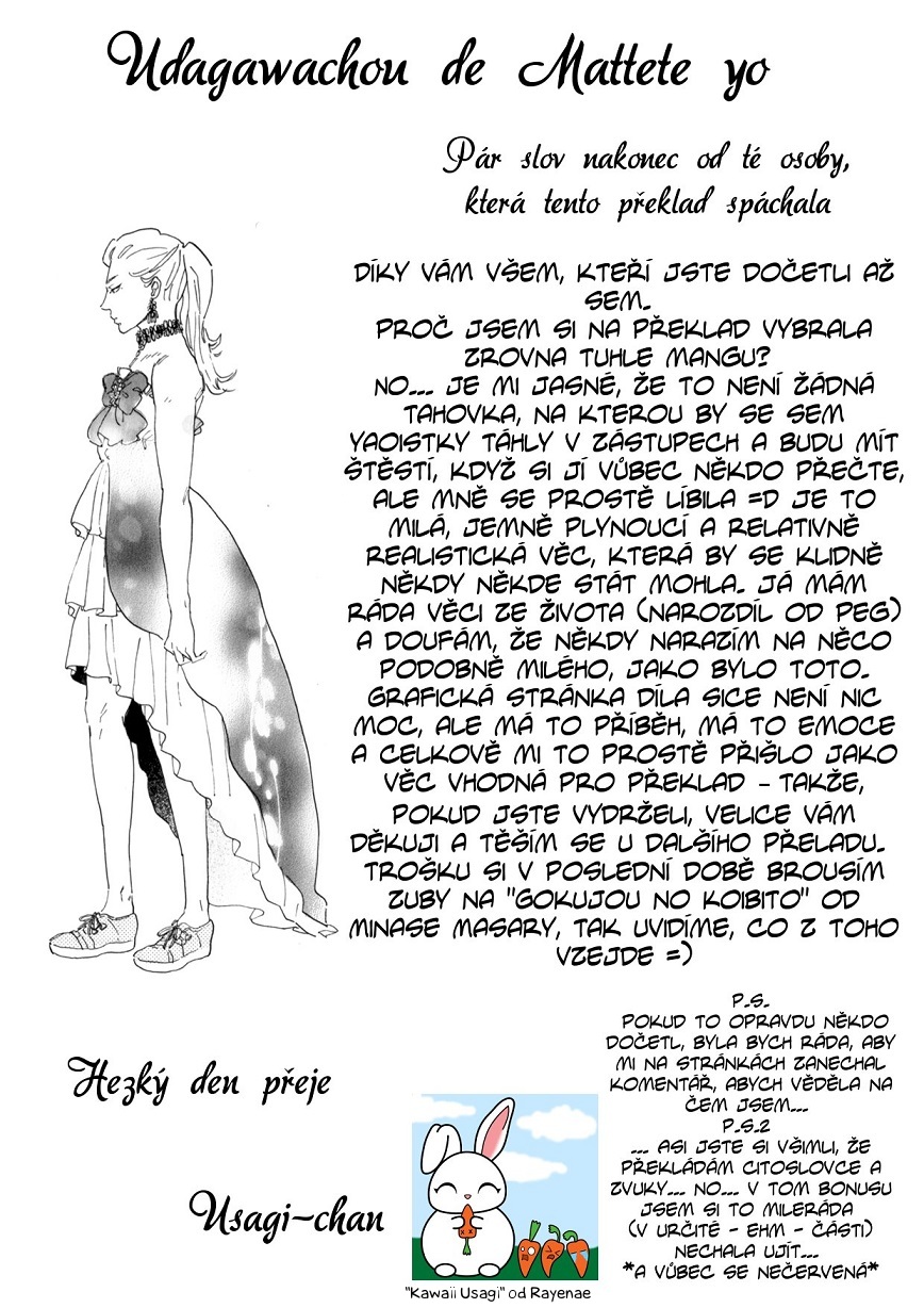 Udagawachou de Mattete yo v01 Extras - doslov.jpg